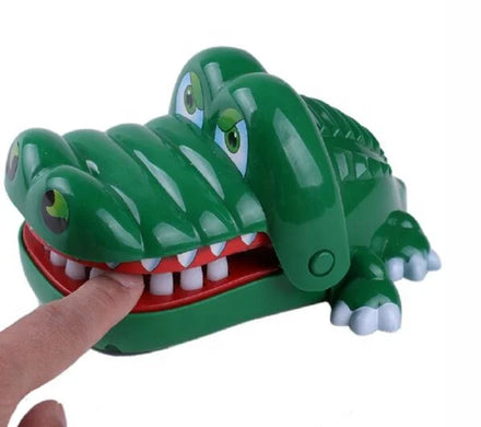 Crocodile Toys Dinosaur Bite Finger Toy Light Shark Bite Hand crocodile Scary Toy Stunt Decompression Sound