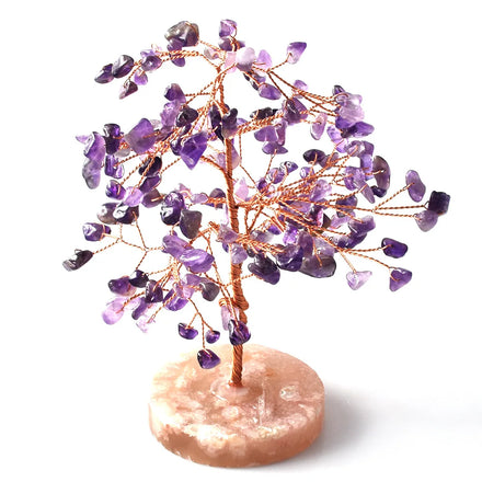 Wholesale Natural Reiki Spiritual Healing Crystals Amethyst Quartz Gemstone Money Trees Crushed Stone Tree Crystal Crafts