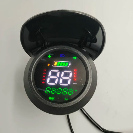 Electric Bicycle DASHBOARD Scooter Round Display+windshield Speed Meter 48V60V72V General Instrument MOTORBIKE CONVERSION PART
