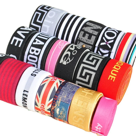Manufacturer Wholesale 40MM Custom Branded Logo Nylon Woven Jacquard Webbing Strap Coated Bags and Ribbon Jacquard