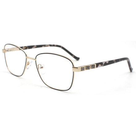 Metal Big Size FullRim Glasses Frame Global Recycled Standard Certified Ideal for Daily Casual Emphasizes Personal Expression