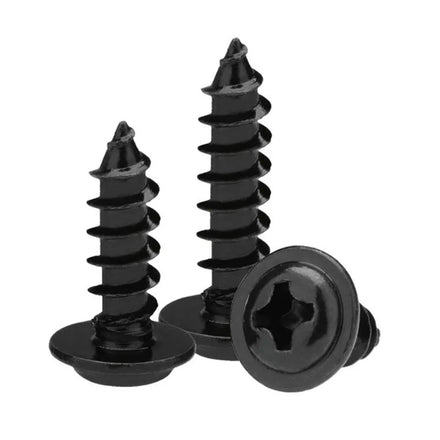 China Manufacturer Direct Sales Metric/Inch Head Gasket Washer Stainless Steel 304 PWA Self Tapping Fastener Screw Black Zinc