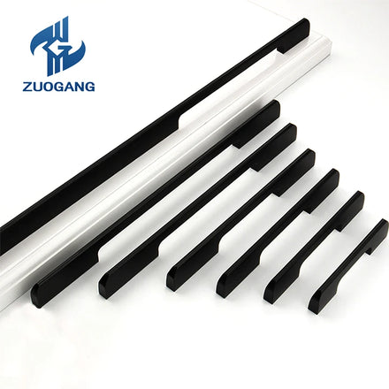 Zuo Gang Factory Direct Modern Aluminum Cabinet Pull Furniture Hardware Accessories Dresser PUll Cupboard Drawer Kitchen Handle