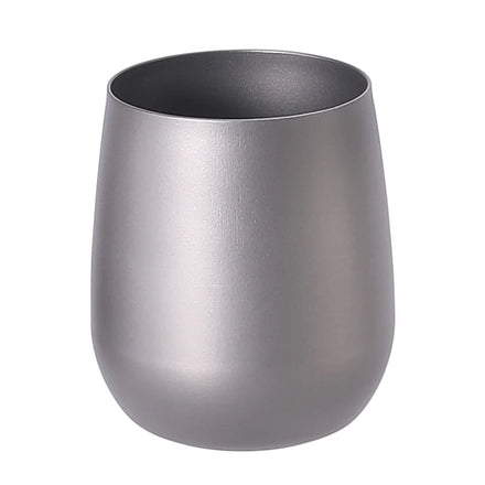Titanium Double Wall Camping Mug 120ml Lightweight Portable for Outdoor Hiking & Picnic Use Tea/Coffee Mug Custom Logo Option