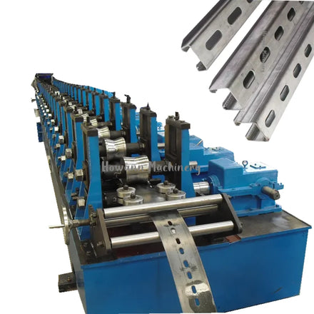 Zhengzhou Dependable Good Performance C Strut Channel Machine Solar Photovoltaic Roll Forming Machine Manufacturers