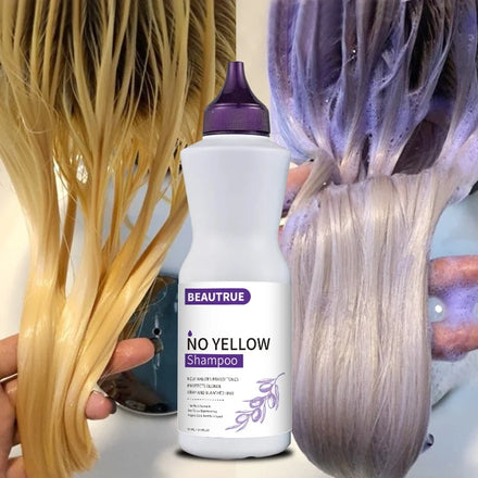 Private Label Professional Hair Shiny Remove Yellow Tone Hair Color Care Silver No Yellow Purple Shampoo