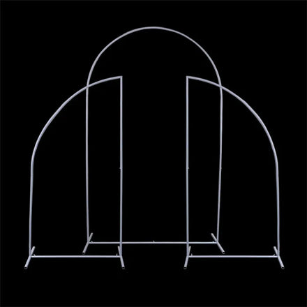 Set of 3 Backdrop Iron Prop Decor Arch Stand Metal Gold Centerpiece Flower Stand for Wedding Party Events