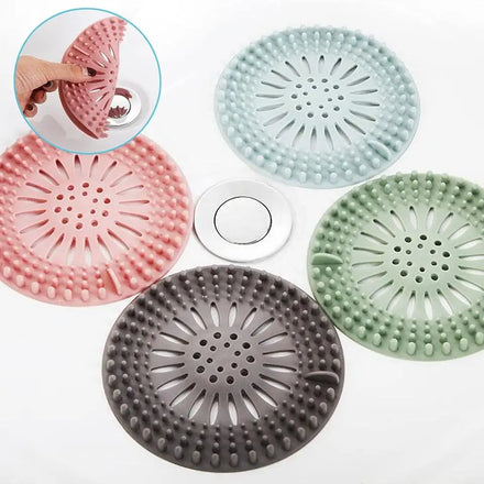 Durable Kitchen Sink Strainer Drain Filter Round Drain Hair Catcher Shower Drain Protector Hair Catcher Trap Bathtub