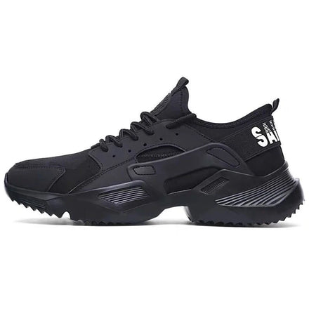India-Made Men's Anti Slip Steel Toe Sports Work Safety Shoes Genuine Leather Fashionable Light Weight Winter/Summer Lining