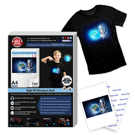 Winner Transfer Well Quality Inkjet Heat Transfer Paper for T Shirts