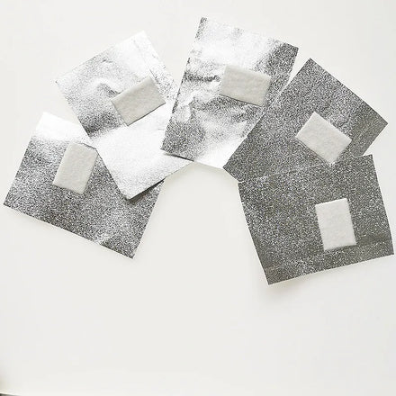 Super Thin Eco-friendly Tinfoil Nail Remover Pad Nail Foil Remover Wraps with Cotton