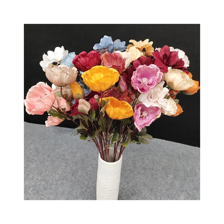 Cheap Artificial Flowers Oil Painting Poppy Real Touch Flowers Artificial
