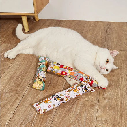 Teeth Grinding Catnip Toys Funny Interactive Plush Cat Toy Pet Kitten Chewing Toy for Cat