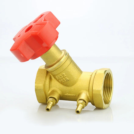 1/2 3/4 1 2 Brass Balance Valve Brass Static Digital Lock Balance Valve Static Hydraulic Balance Valve