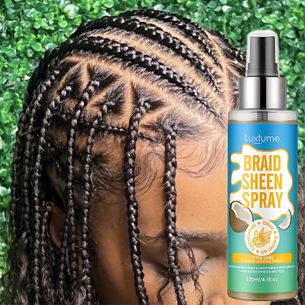 Luxfume Braid Sheen Refresher Long Lasting Hydration Add Shine Anti Itch Braid Sheen Spray
