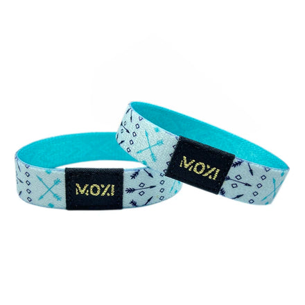 Fabric Wristband Festival Holiday Gift Custom Color Polyester Bracelet Elastic Wristband