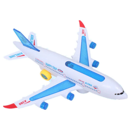 New Hot Selling Children's Electric Luminous Toy Model Airplane Party Birthday Gift Boys and Girls Luminous Music Toy Airplane