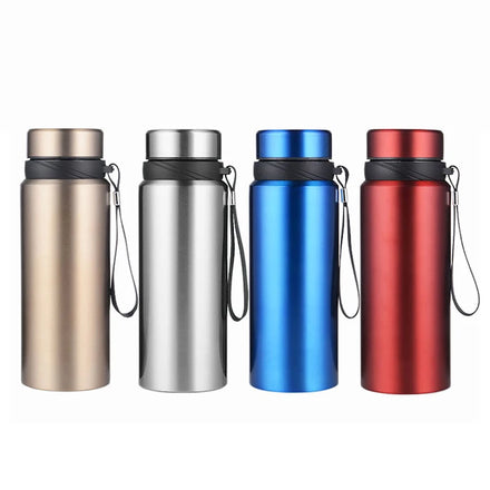FX Water Bottle 800ml Double Wall Thermos Flask Bottle With Rope Handle Portable Big Capacity Sports Tumbler