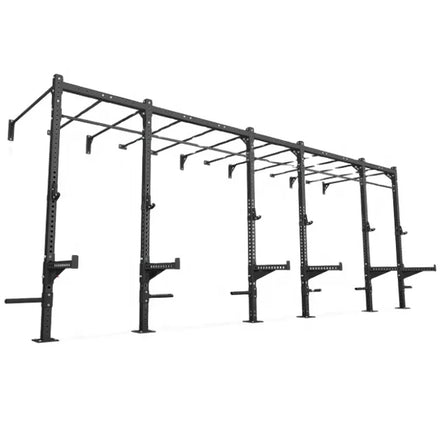 Commercial Durable Carbon Steel Bodybuilding Fitness Rig 75x75x3mm Tube-Outdoor Wall Mounted Gym Equipment (Sunshine Brand