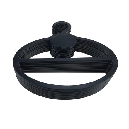 Eco-Friendly Round PP/PS Plastic Anti-Slip Scarf Hanger with Hook Installation for Wardrobe or Living Room