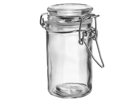 Minimalist Eco-friendly 50ml-2000ml Glass Food Storage Jars Flip Top Airtight Wire Lid Flip Top Storage Containers for Food