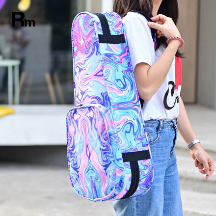Paint-Cu RM Rainbow High Quality Custom OEM Oxford Leather Cover Acoustic Classical Guitar Case Ukulele-Waterproof Gig Bag case