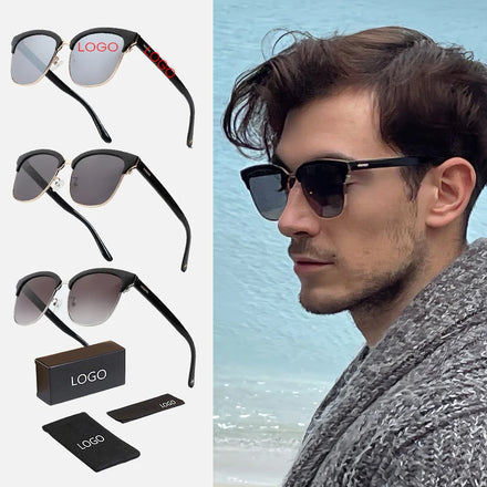 Classic Brand Square Original Square Fashion Sunglass Woman Sunglass Male Shade Square Polarized Luxury Sunglasses
