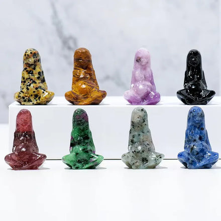 Wholesale Crystal Sculpture Goddess Gaia Statue Natural Quartz Gemstone Earth Mother Crystal Carvings