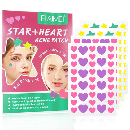 ELAIMEI Private Label Tea Tree Oil Hydrocolloid Spot Dots Treatment Pimple Healing Acne Patch