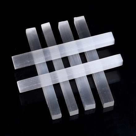 Raw Gemstone Chakras Selenite Wand Crystal Sticks for Sale Wholesale Bulk Natural Home Decoration Love Crystal Image