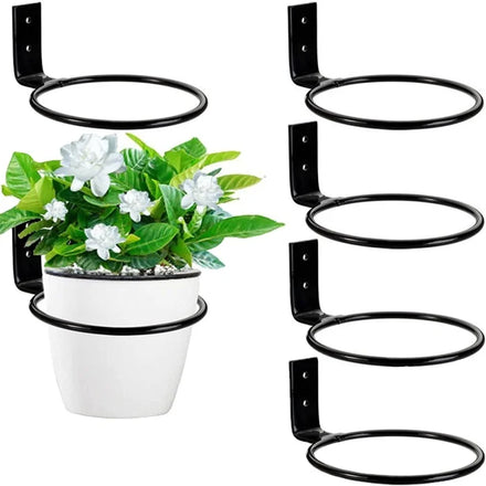 Gold 1-Tier Indoor Iron Flower Stand Ladder Design New Tall Metal Wedding Shelf Holder for Plants Planter Pots Garden Ornaments