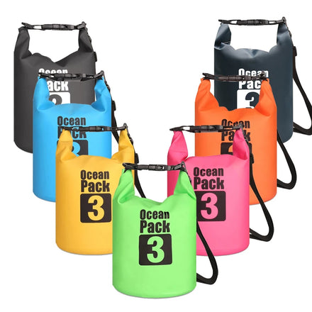 17 Colors Waterproof Foldable Backpack Small Lightweight Carry Bags for Phone Swimming Dry Bag With Logo