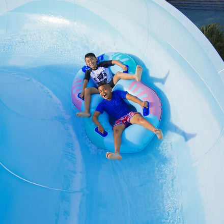 Water Park 2 Person Heavy Duty Vinyl Water Park Tube Durable Plastic Three Person Inflatable River Slide Floating Tubes