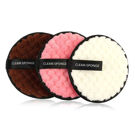YSD Reusable Washable Facial Cleansing Puff Microfiber Cleaning Soft Facial Make up Eraser Makeup Remover Pad