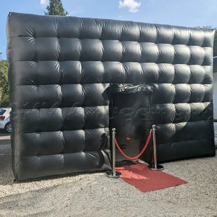 Hot Sale Portable 20ft Black Inflatable Tent Large Party LED Lighting Inflatable Nightclub