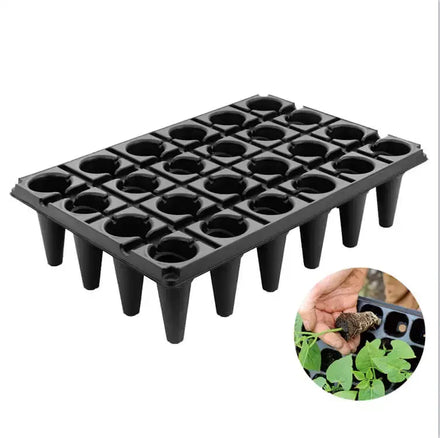 Heavy Duty Deep Cell Plastic Seedling Starter Tray for Tree Forestry Propagation Greenhouse Plant Nursery Growing Plug Tray