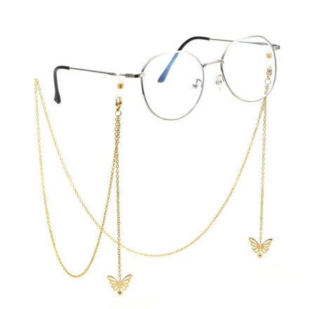 Factory Wholesales Stainless Steel Sunglasses Chain Eyewear Accessaries Anti-drop Holder Eye Glasses Mask Chains for Men Women