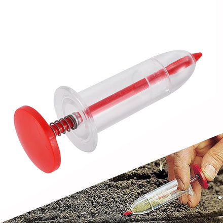 Gardening Mini Planter Manual Planter Garden Syringe Seed Sowing Dispenser