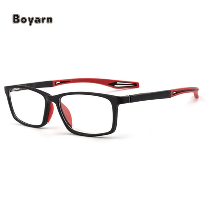 Boyarn Sports Male Eyeglasses Frame Prescription Eyewear Spectacle Frame Glasses Transparent Optical Eye Glasses Frames Men