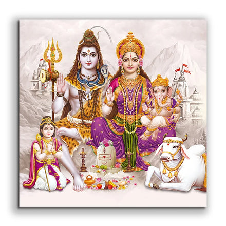 India Religious Lord Krishna Portrait Modern Wall Art Acrylic Canvas Painting for Living Room Decoration