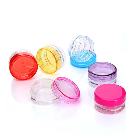 Cosmetic Packaging Fancy Colored 3g 5g 5gram 3gr 5gr 3 g Recycled Skincare Lotion Eye Face Cream Mini Small Cute Jar Container