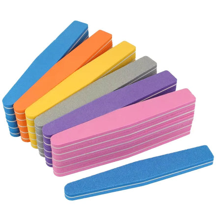 Nail Buffer Block Sponge Nail File Washable Double Sided 100/180 Sanding Block Buffing Files