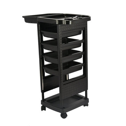 Wholesale Beauty Portable Salon Trolley Hairdressing Cart for Barber Trolley with Hair Dryer Holder