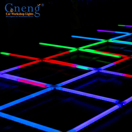 Garage Showroom Hotel Office Gym Atmosphere Decorative Luces Hexagonal Working Lighting