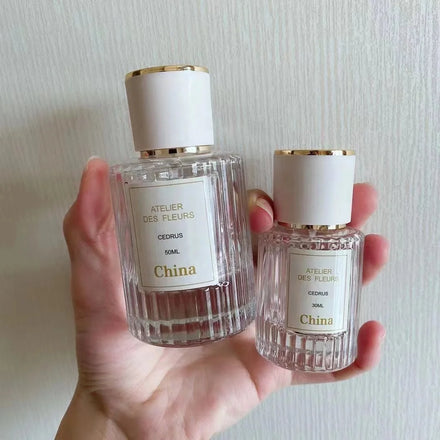 Hot Sale 30ML 50ml Empty Glass Perfume Bottle 50ML Clear Women Mist Sprayer Cosmetic Container Atomizer Fragrance Bottle