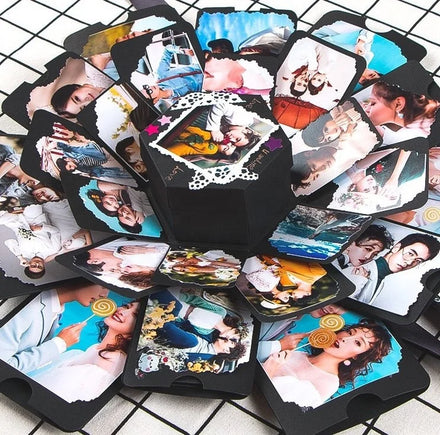 AYOYO OEM Rose Surprise DIY Photo Album for 2025 Valentine's Day Box Hexagon Multi Layer