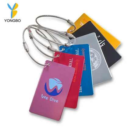 Luggage Tags for Suitcases Baggage Tags With Stainless Steel Loop Travel Tags