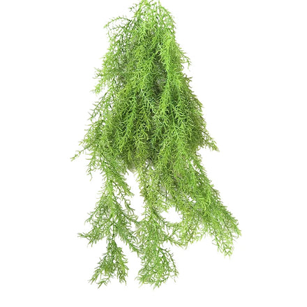 Real Touch Pine Branch Hanging Flowers Plants Soft Glue Pine Branch Hanging for Wedding Artificial (SongZhi tianmendong)