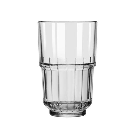 Libbey LINQ Transparent Glass Juice Cups China Factory Stacking Cold Drink Office 9oz 12oz Drinking Glasses