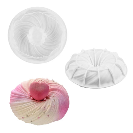 Silicone Baking 3D Mousse Cake Moulds for Cheesecake Mold Pan Silicon Fondant Mold